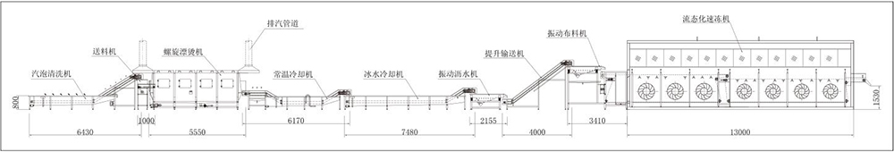 蔬菜速冻生产线